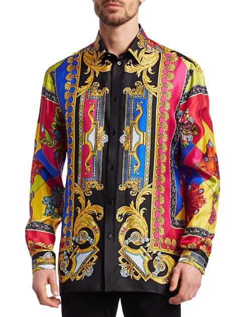 vintage versace shirt free shipping|vintage Versace shirts for sale.